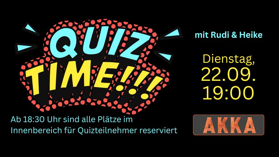 Quiz in der AKKA mit Rudi & Heike