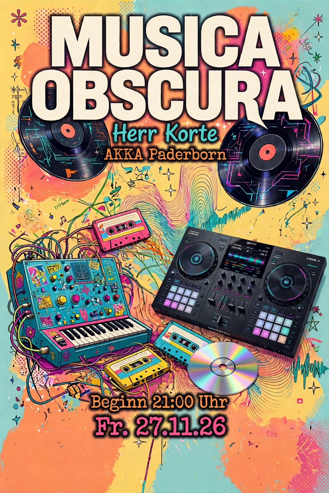 Dj Herr Korte in der AKKA: Musica Obscura