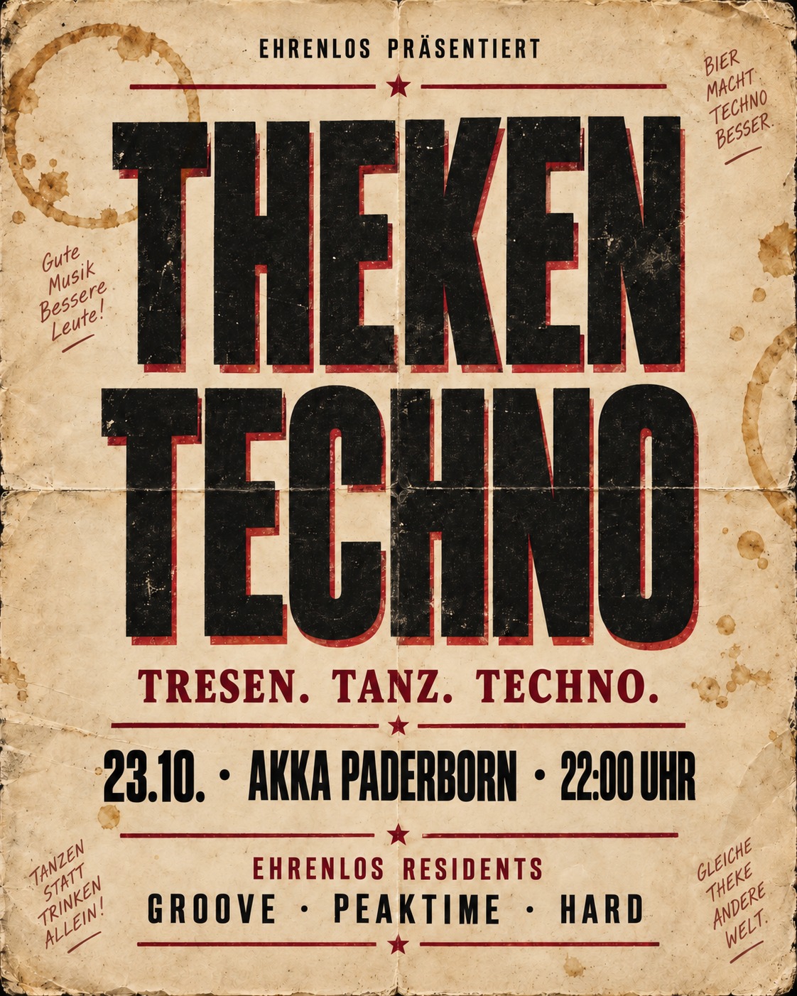 Theken-Techno mit Ehrenlos Kollektiv