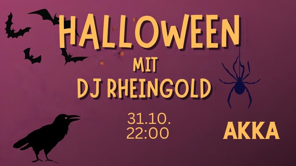 Halloween mit Dj Rheingold